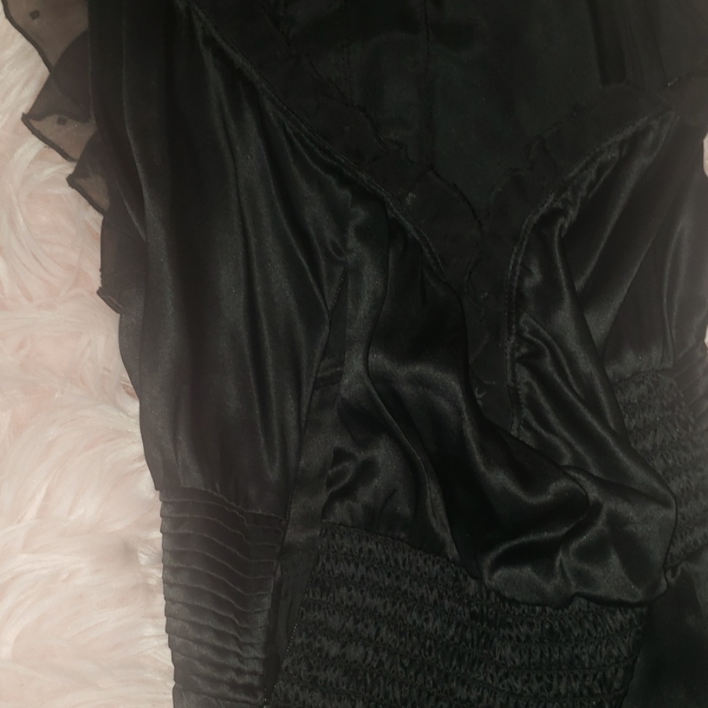 Bebe black dressy halter top - Picture 4 of 8